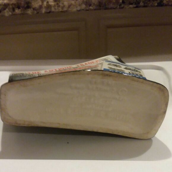 1968 Jim Beam Decanter The Antique Trader Newspaper Kewanee Illinois Vintage - Picture 4 of 5